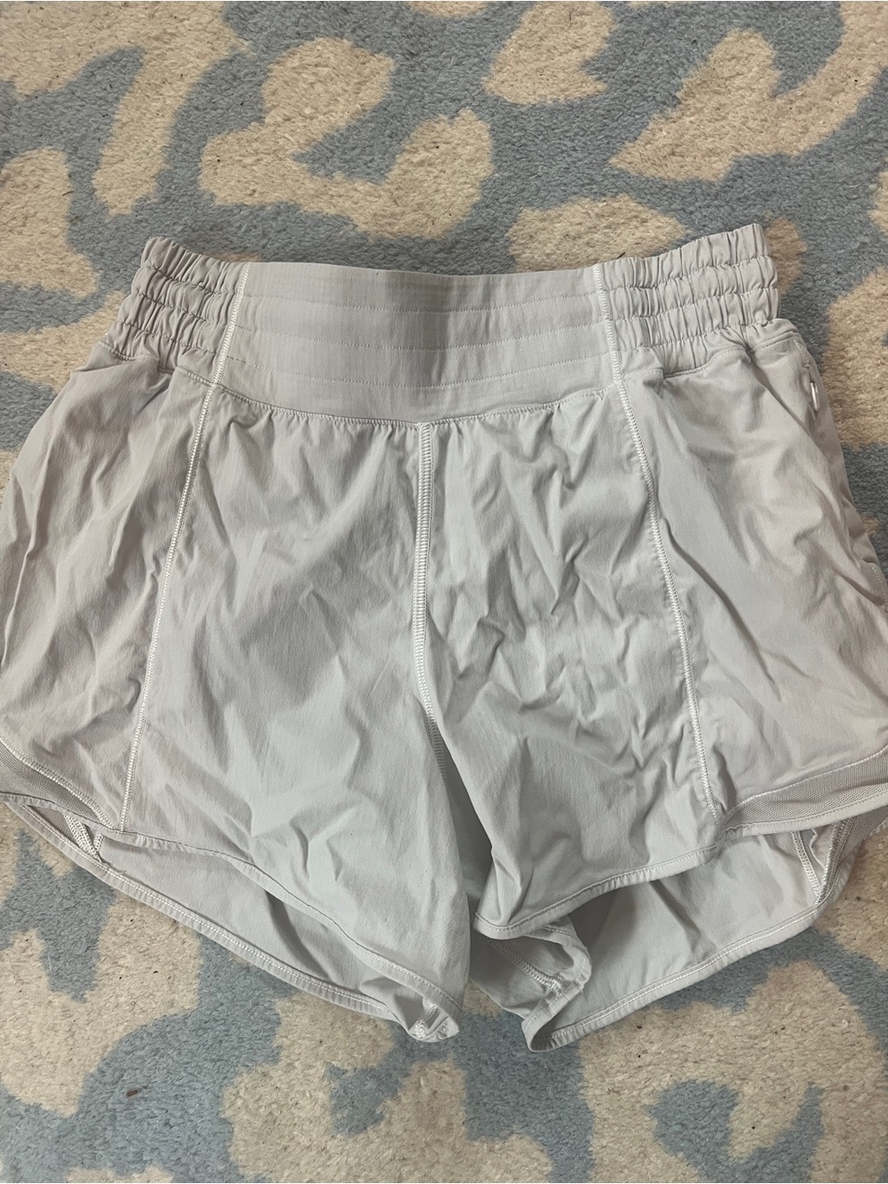 lululemon athletica Light Gray Women's Athletic Shorts